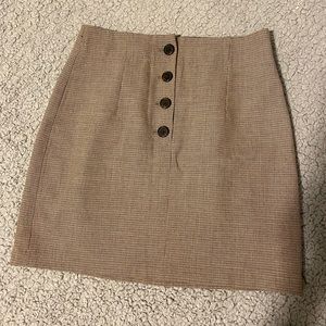ARITZIA Little Moon Plaid Skirt
